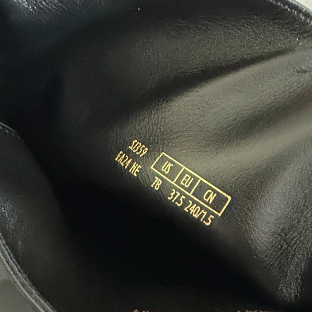 Stuart weitzman Celia leather Classic Black Tall Women's Riding Boots sz 7 - Picture 7 of 7